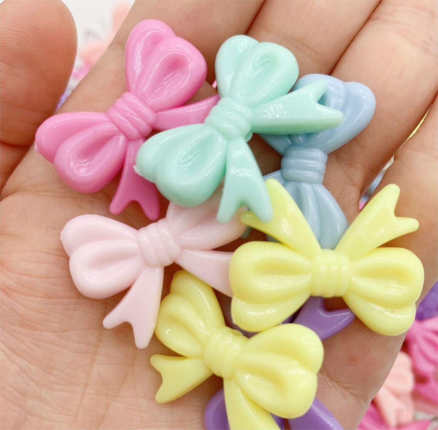 Macaron Color Acrylic DIY Beads Charms