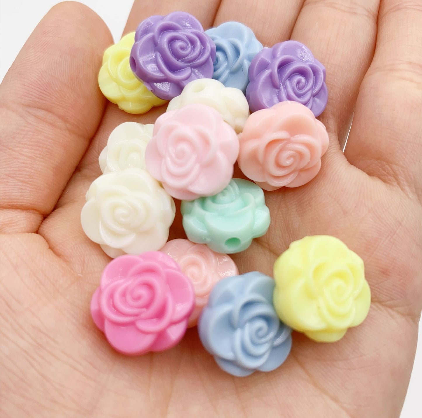 Macaron Color Acrylic DIY Beads Charms