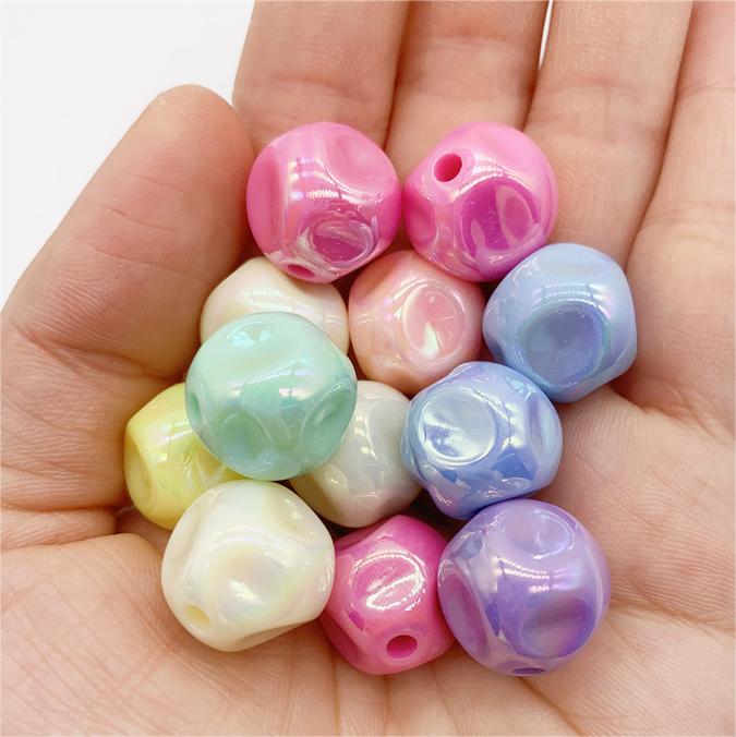 16mm Acrylic Beads for Keychain DIY Project