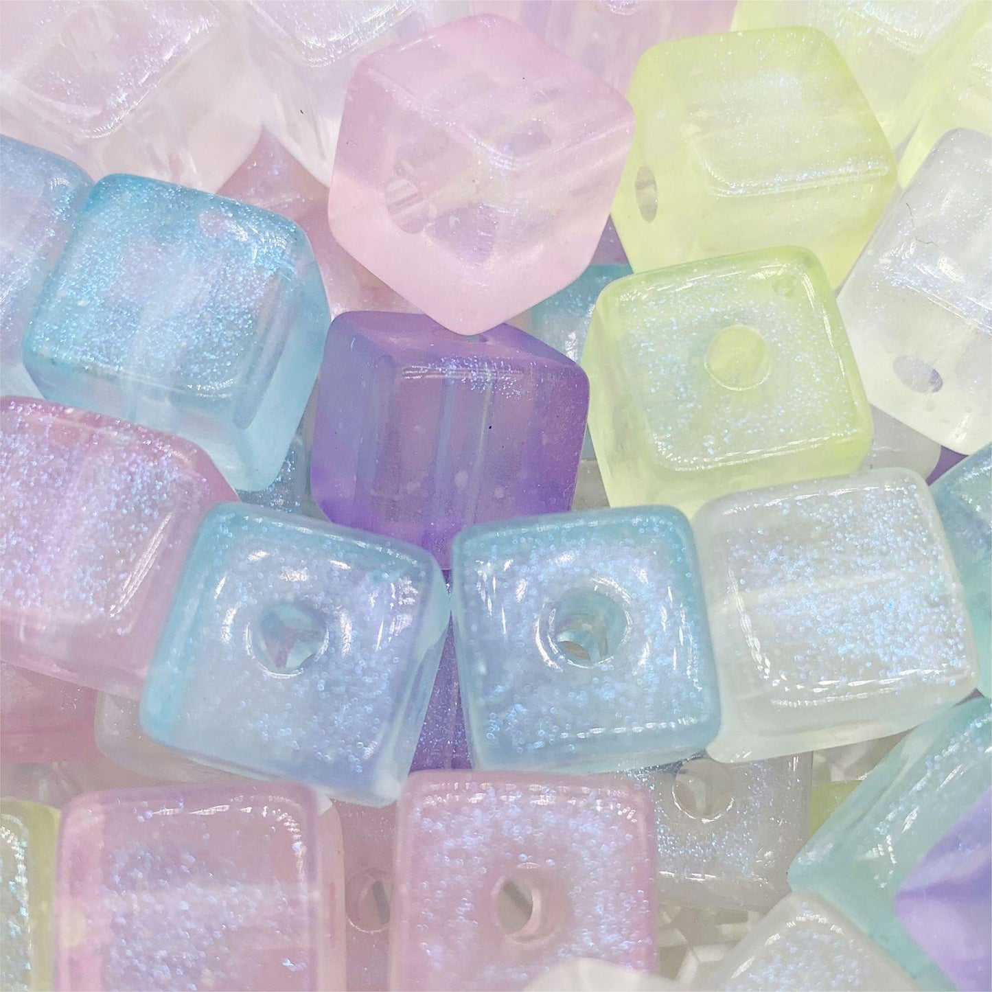 Luminous Acrylic Beads for Keychain DIY Project