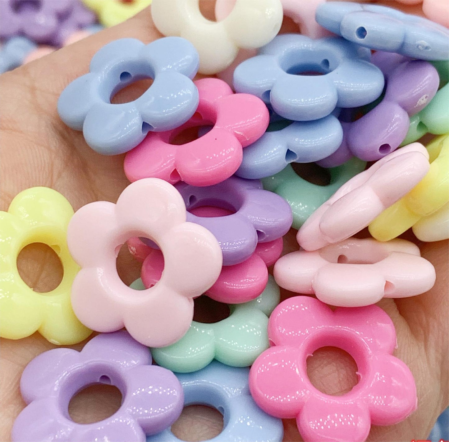 Macaron Color Acrylic DIY Beads Charms