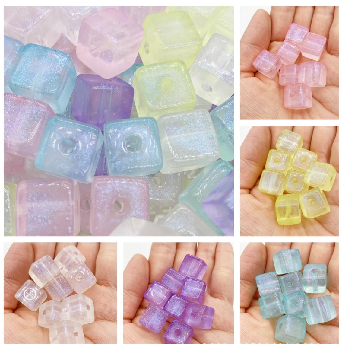 Luminous Acrylic Beads for Keychain DIY Project