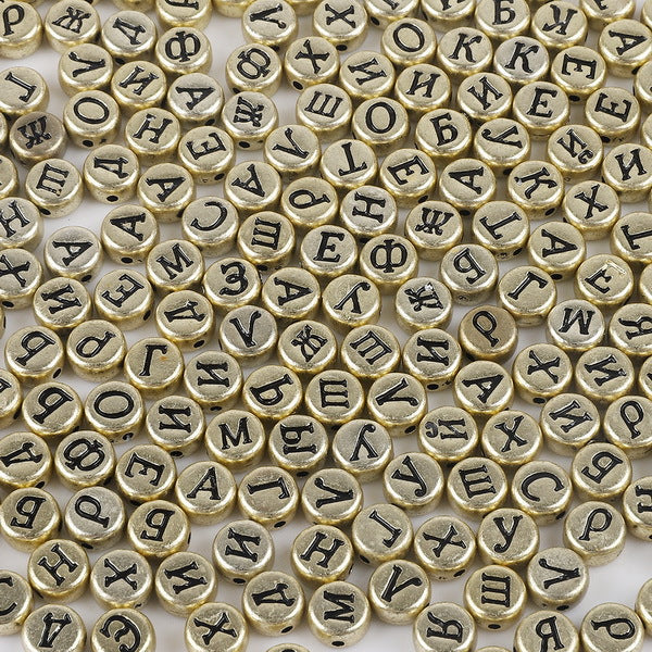Acrylic Letter Number Beads Charms