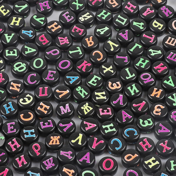 Acrylic Letter Number Beads Charms