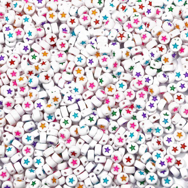 Acrylic Letter Number Beads Charms