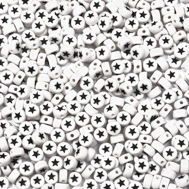 Acrylic Letter Number Beads Charms