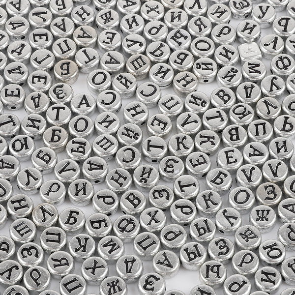 Acrylic Letter Number Beads Charms