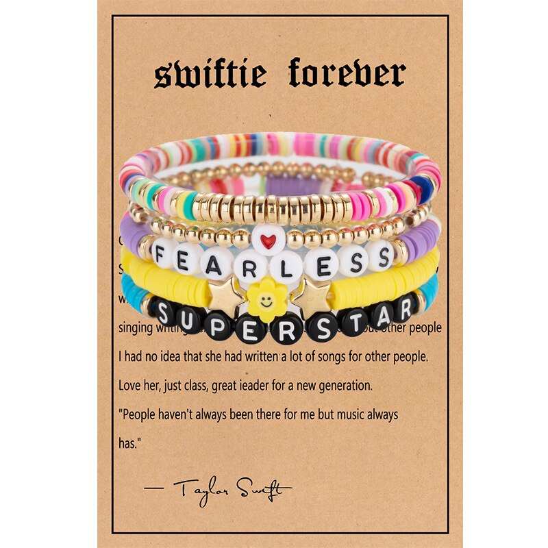 5pcs/Set Taylor Swift ERAS Tour Bracelets