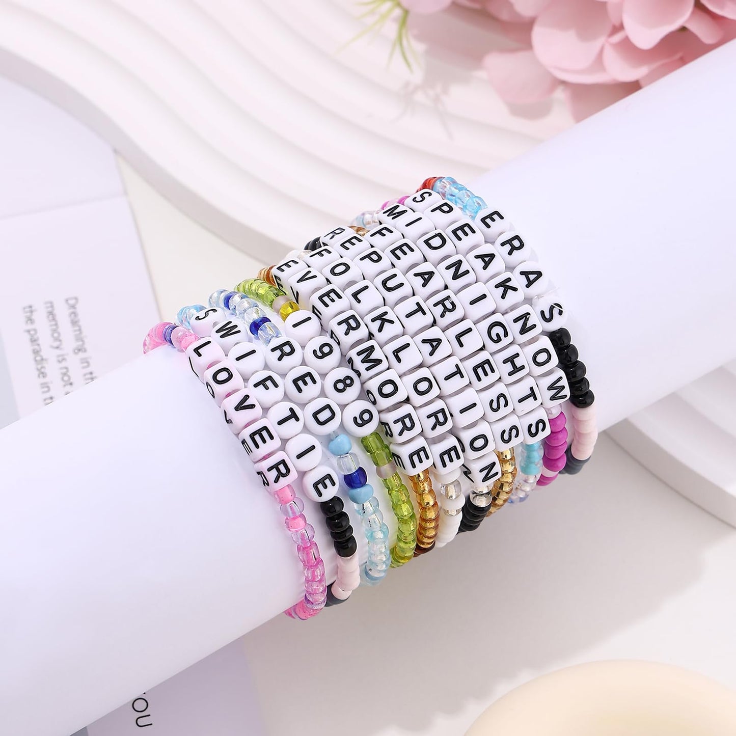 10pcs/set Bracelets TS Friendship Bracelets for Eras Tour