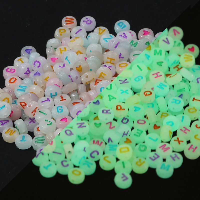 Acrylic Letter Number Beads Charms