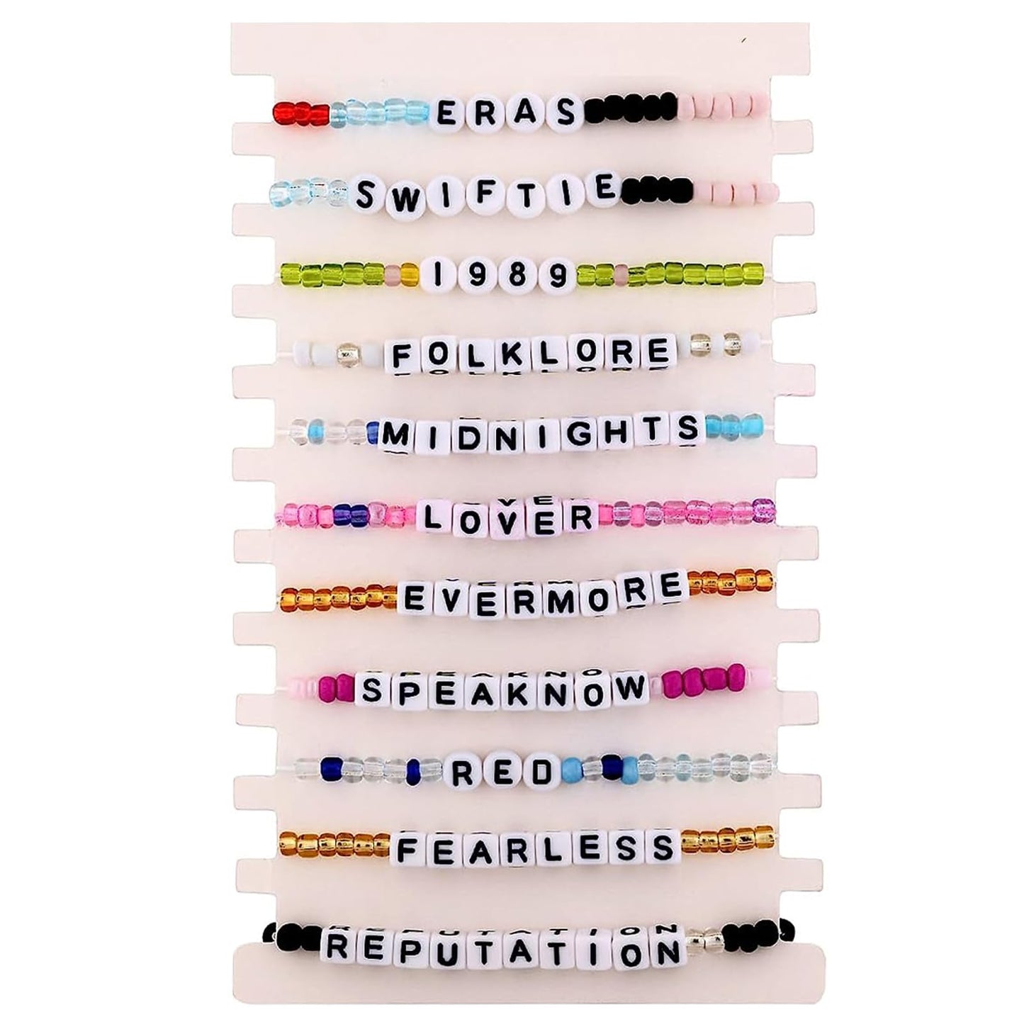 10pcs/set Bracelets TS Friendship Bracelets for Eras Tour