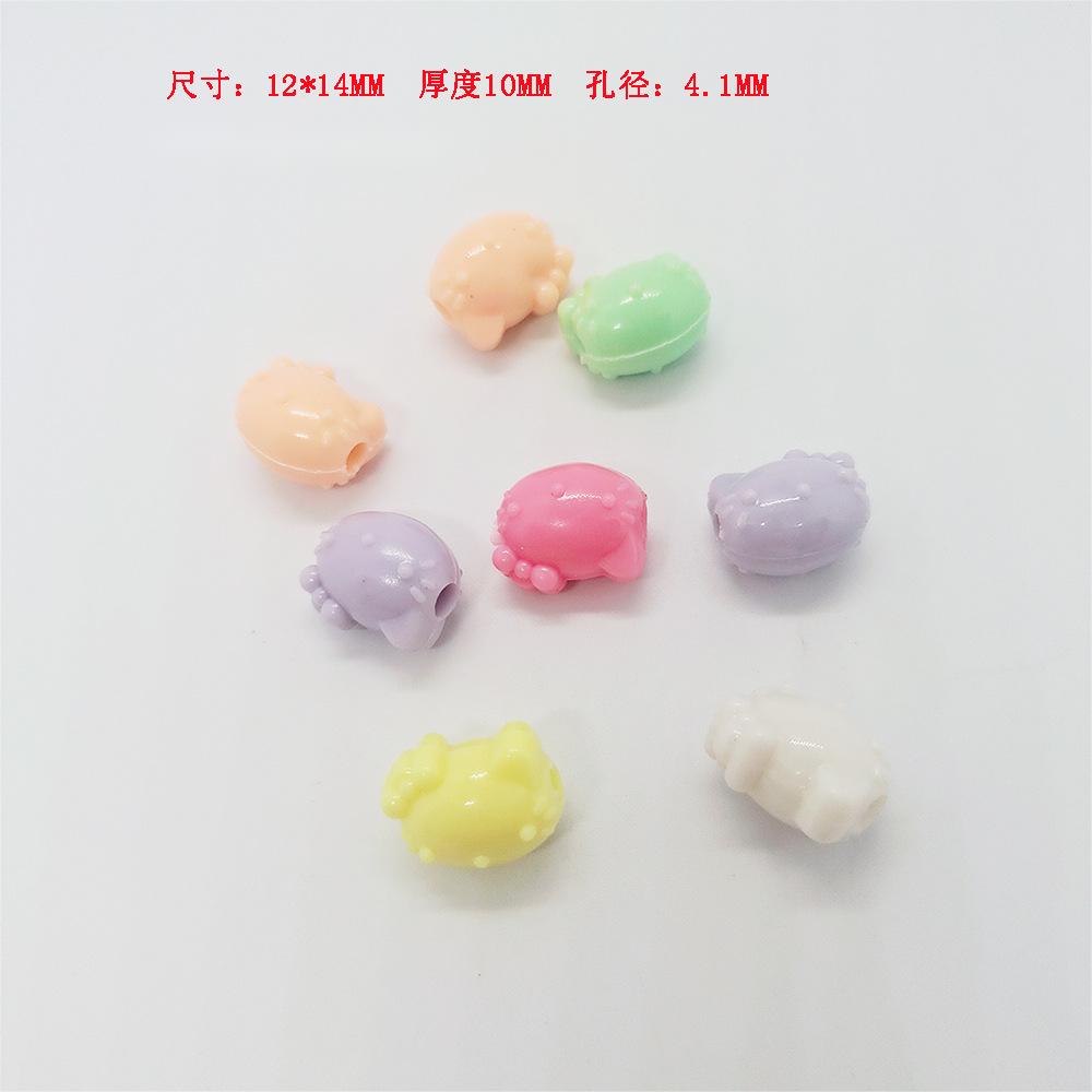 Macaron Color Acrylic DIY Beads Charms