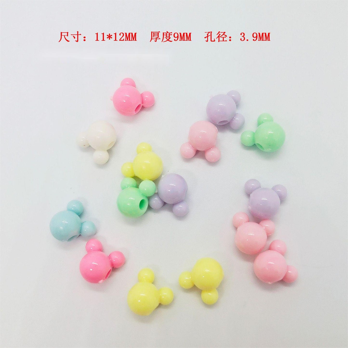 Macaron Color Acrylic DIY Beads Charms
