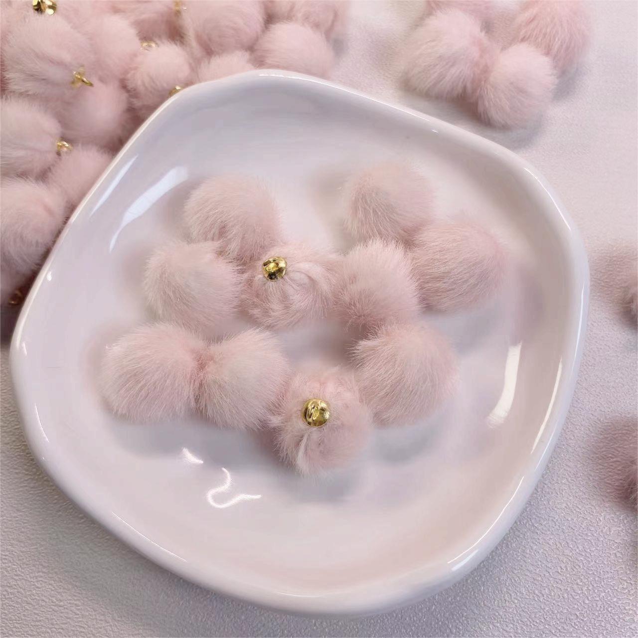 Cute Pom-pom Beads DIY Pendant