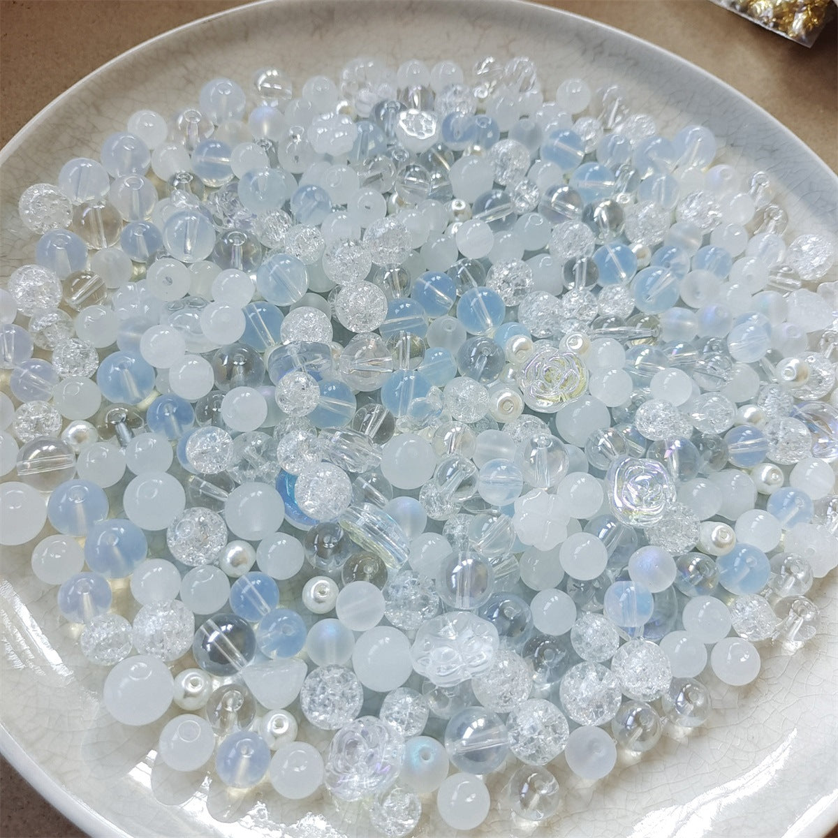 Baroque Style Mix Glass Beads