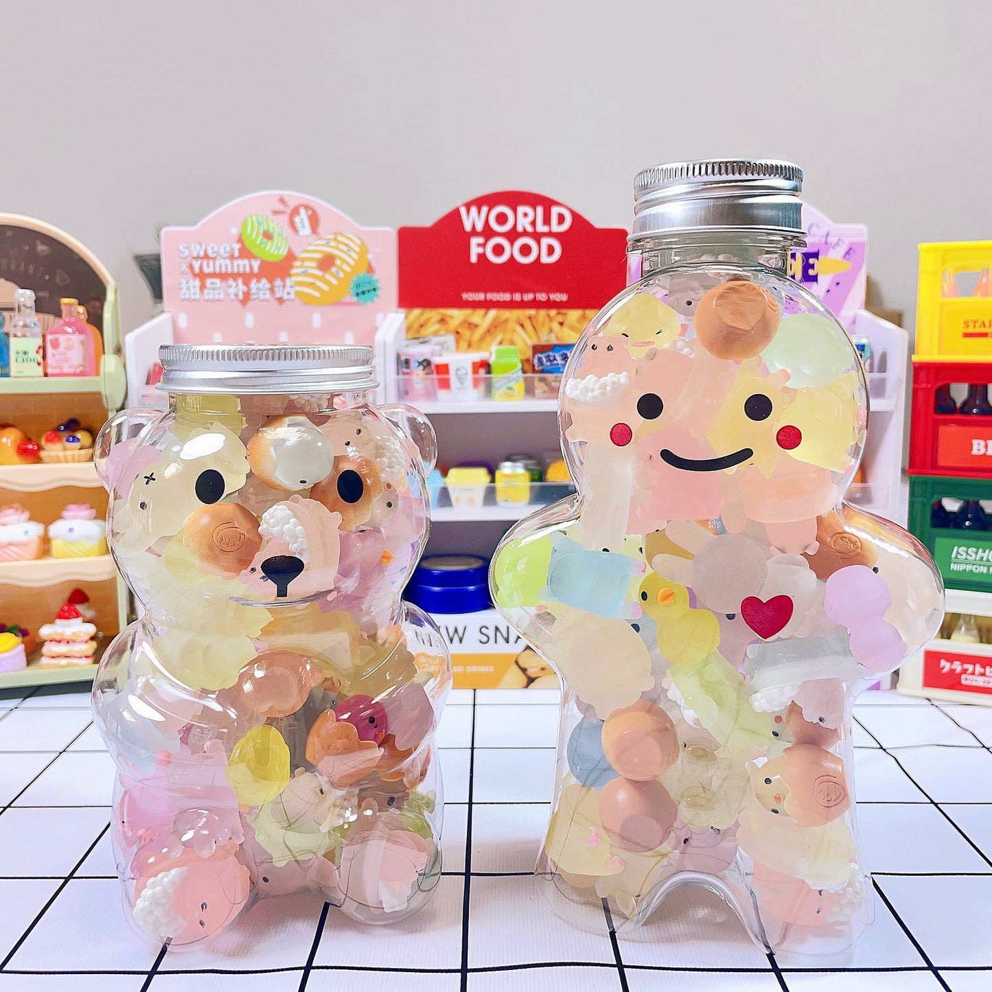 Luminous Charms with Cute Jar Packing
