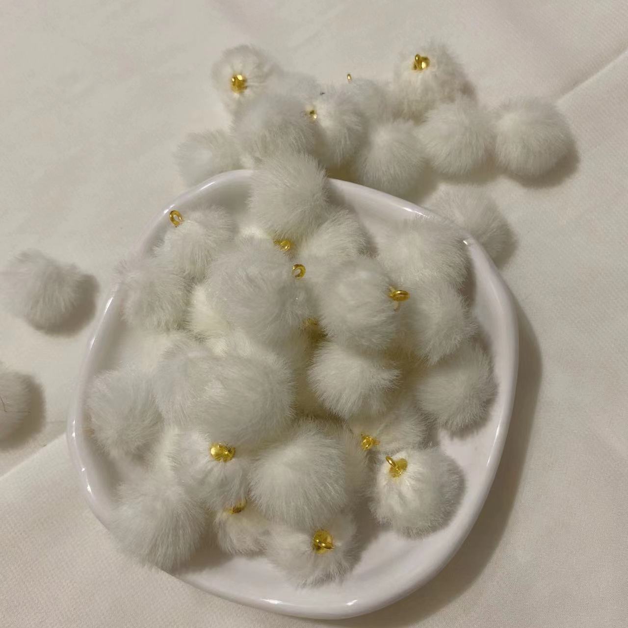 Cute Pom-pom Beads DIY Pendant