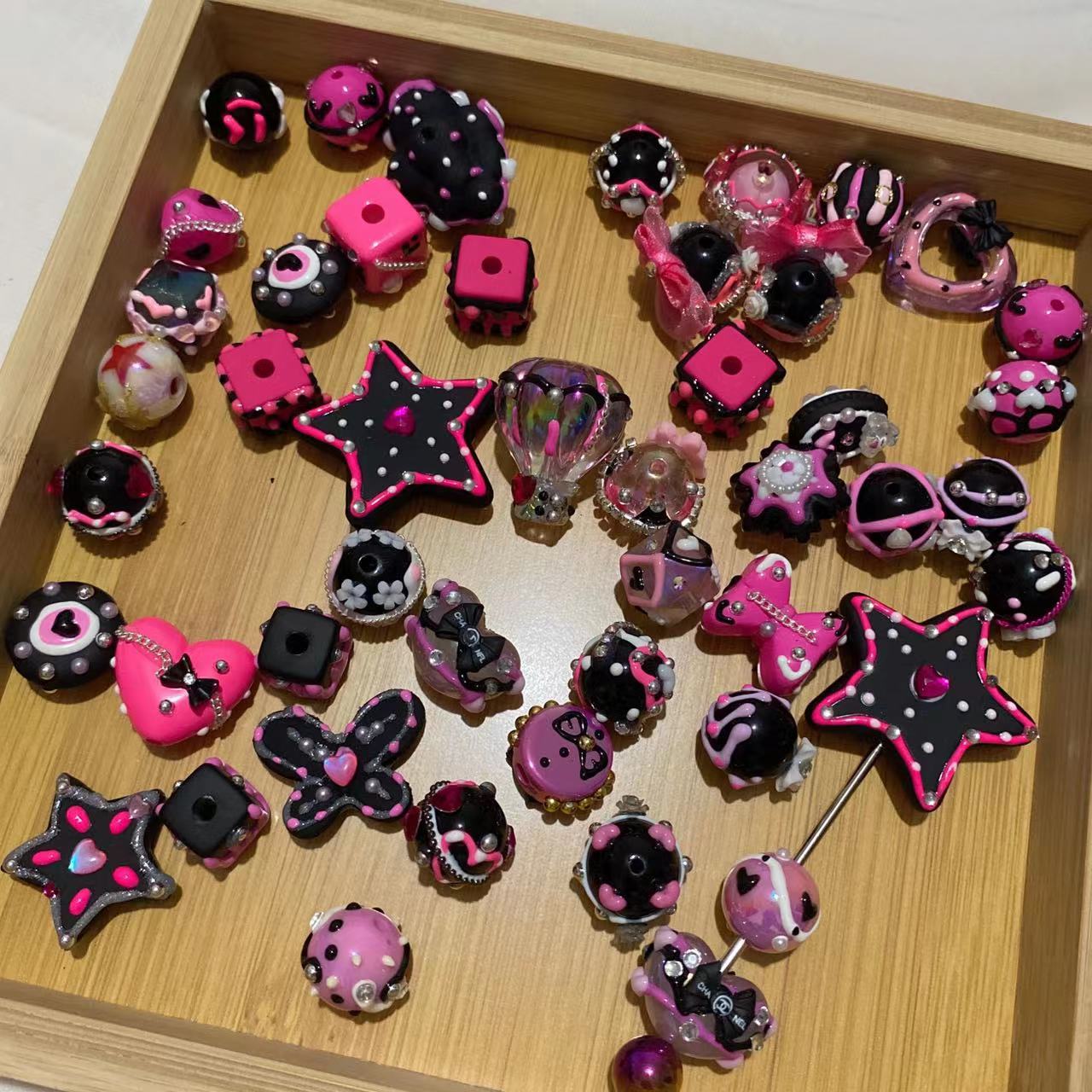 Handmade Handpainted Beads Mix Platter