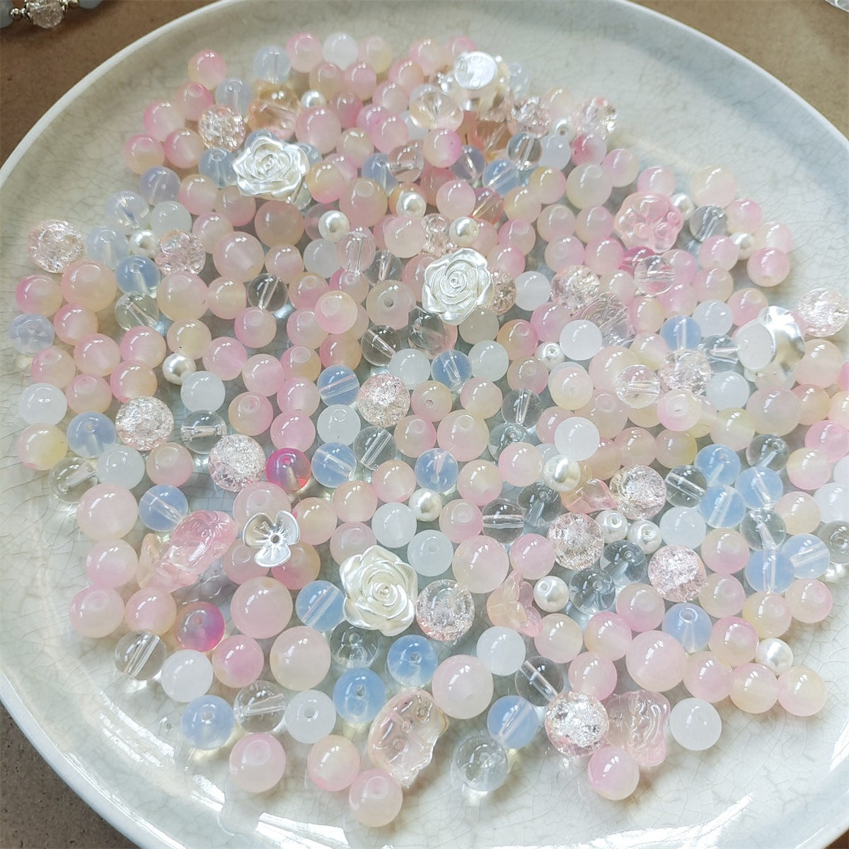 Baroque Style Mix Glass Beads