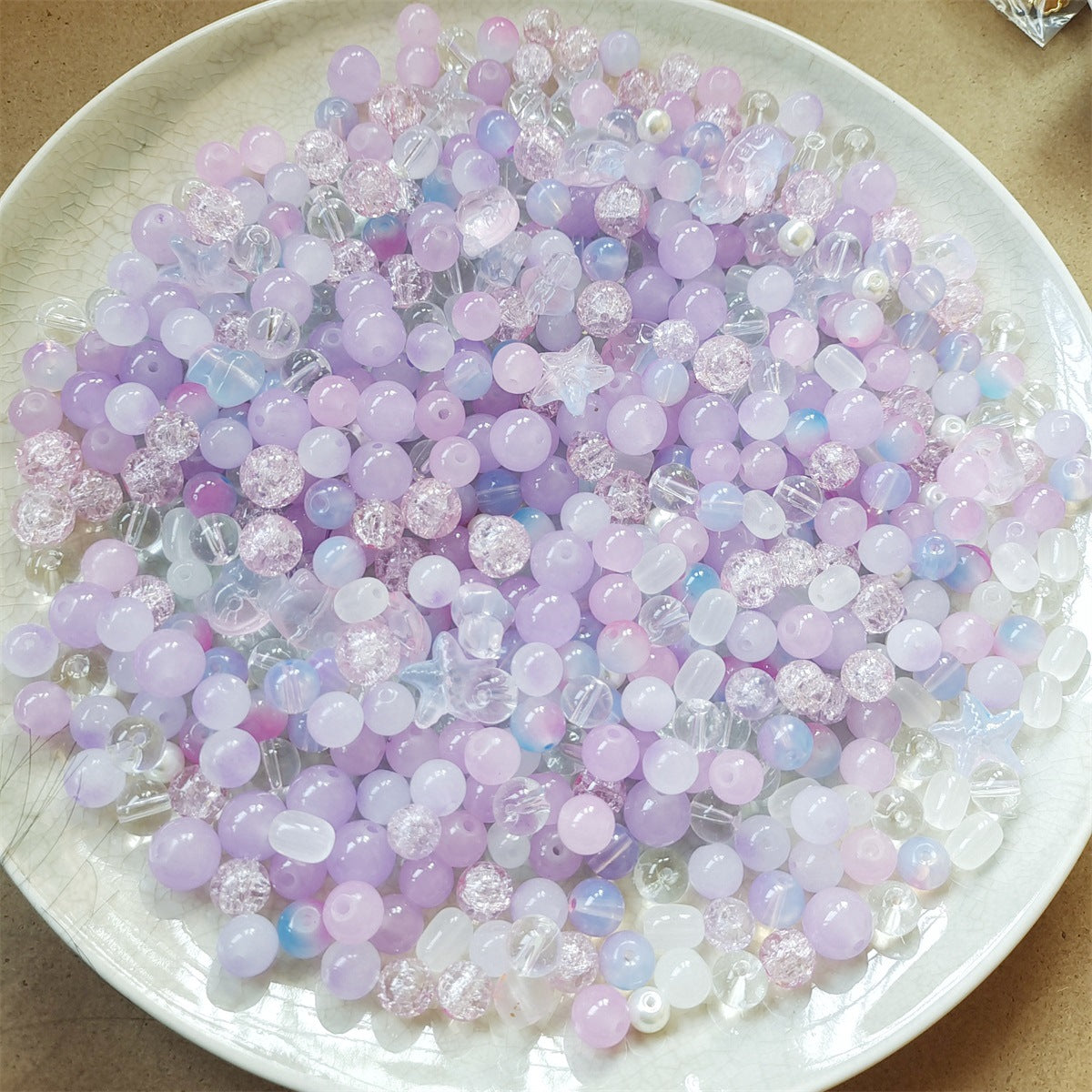 Baroque Style Mix Glass Beads