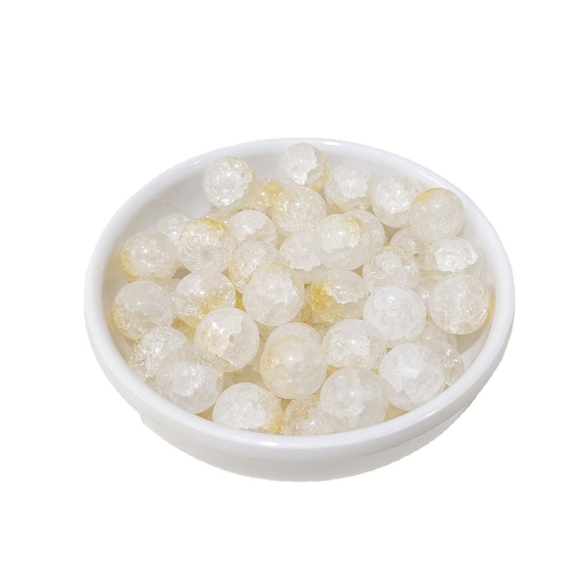 10mm Cracked Glass Beads