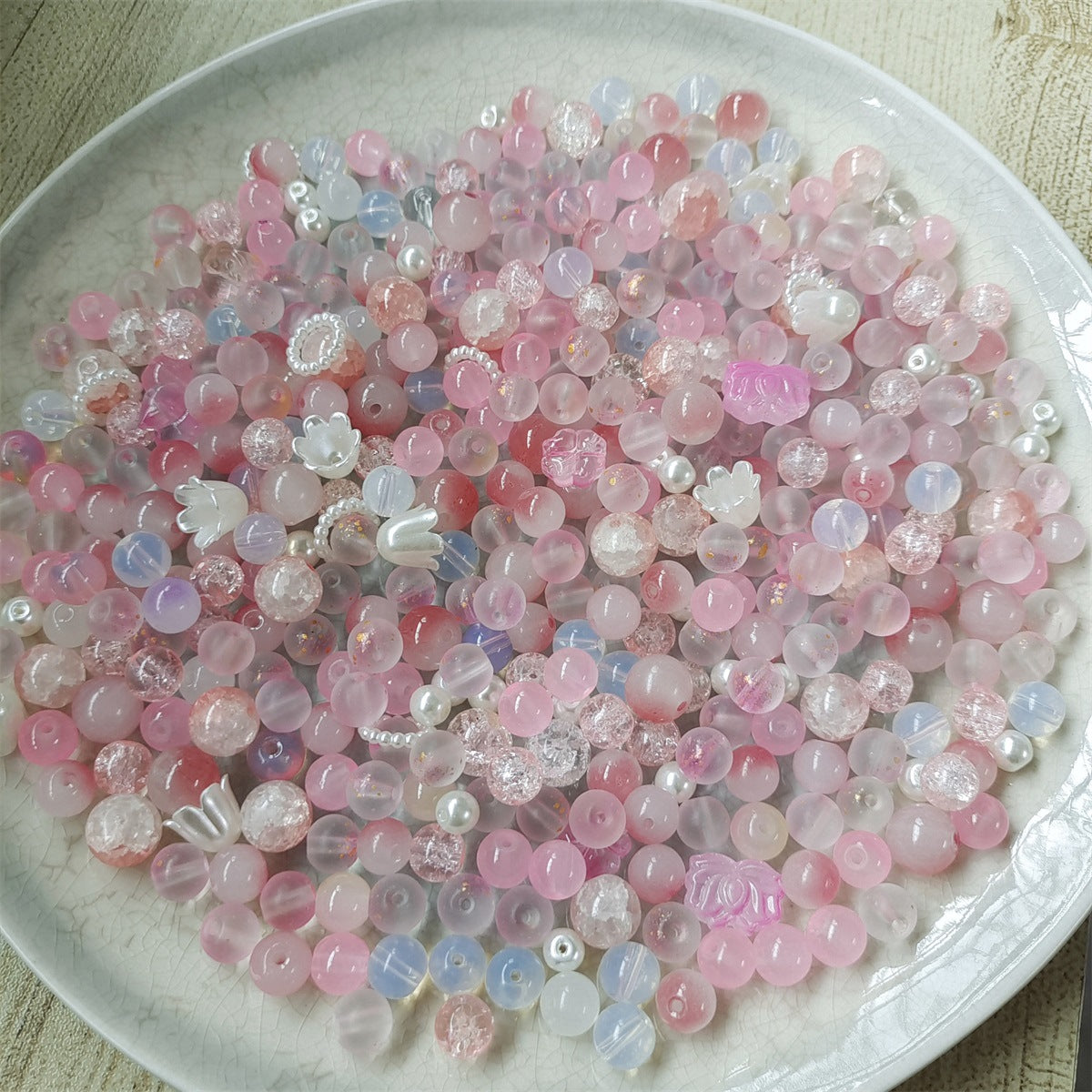 Baroque Style Mix Glass Beads