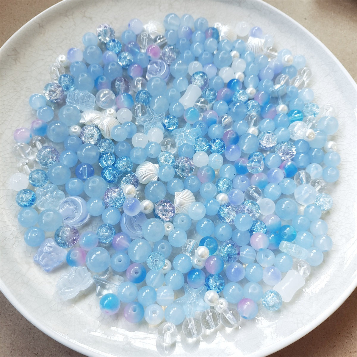 Baroque Style Mix Glass Beads