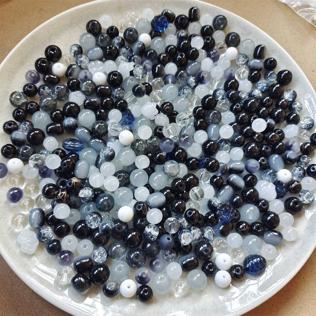 Baroque Style Mix Glass Beads