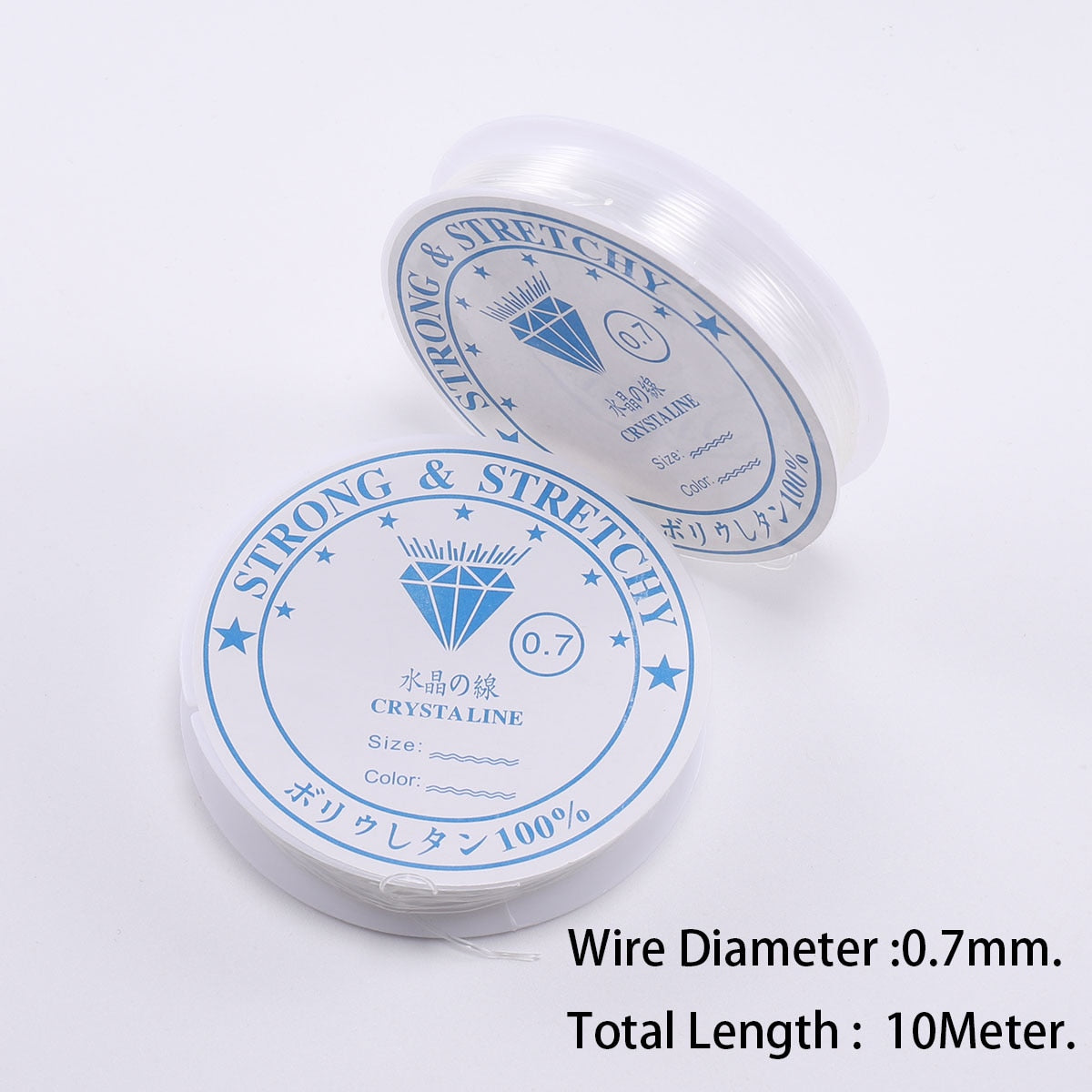 Strong Stretchy Crystal Elastic Strings