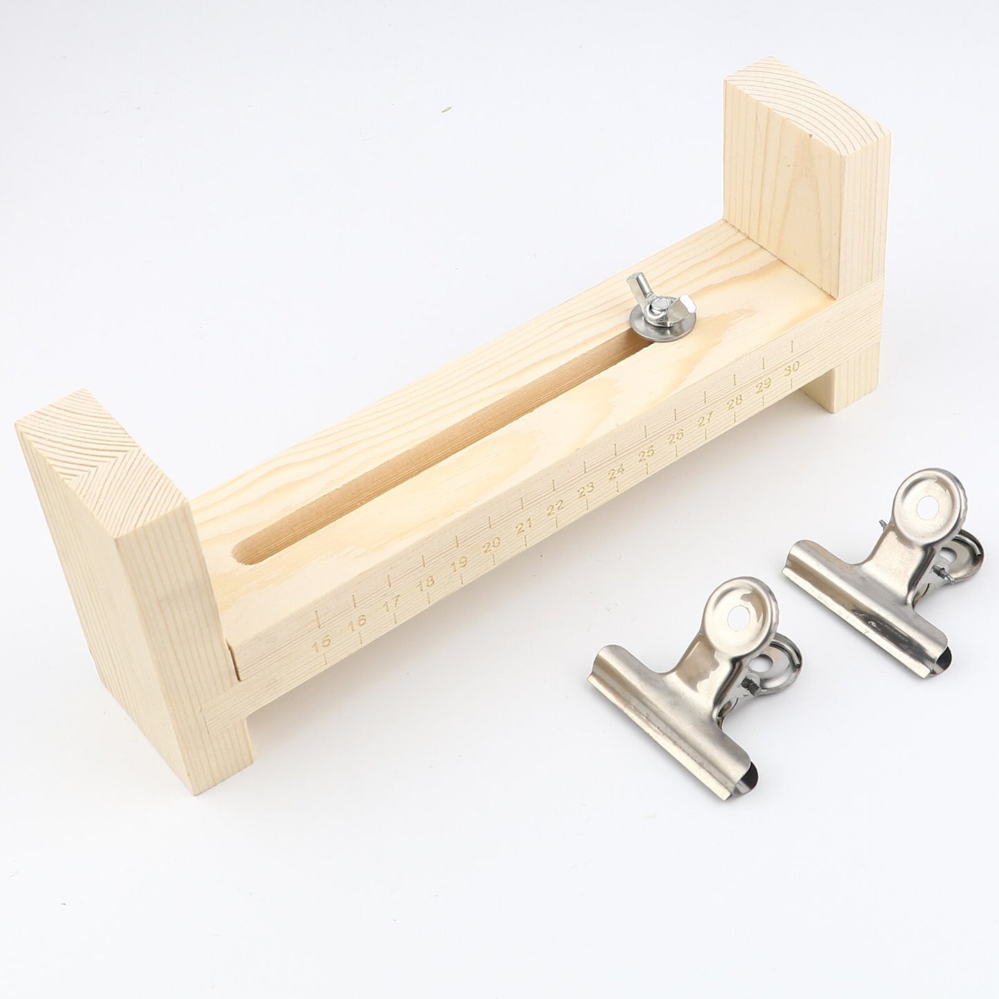 Wooden Bracelet Weaving Clipboard Stand