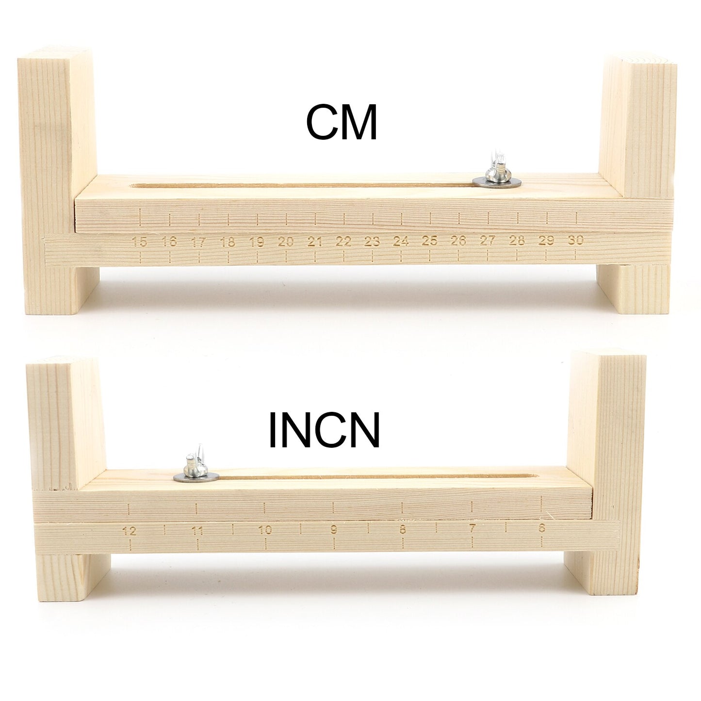 Wooden Bracelet Weaving Clipboard Stand