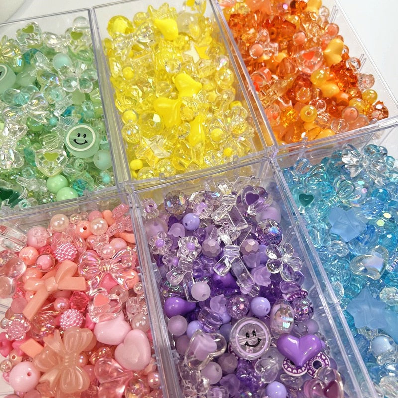 DIY Mix Acrylic Beads Charms