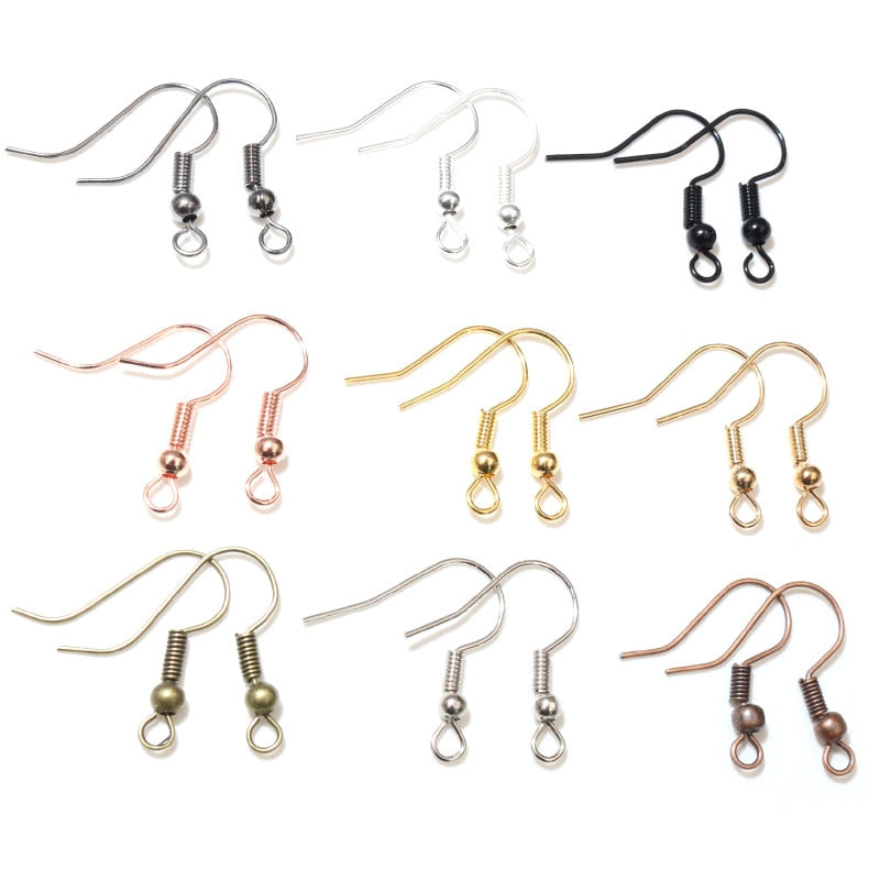 100pcs DIY Earring Clasps Hooks