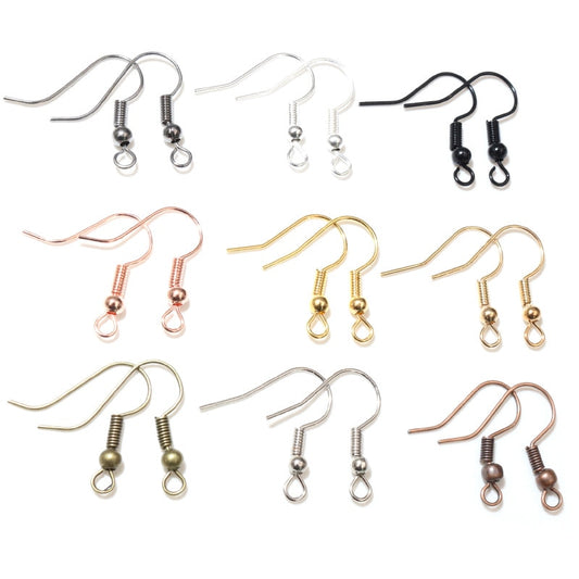 100pcs DIY Earring Clasps Hooks