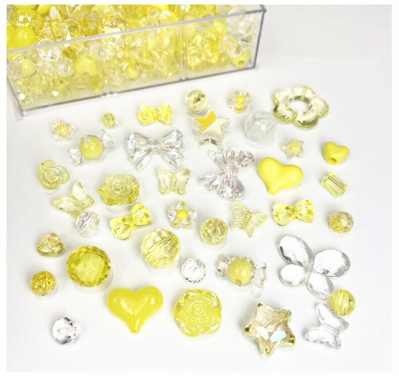 DIY Mix Acrylic Beads Charms