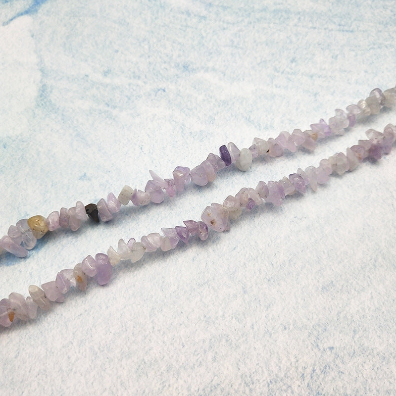 Natural Crystal Agate Gravel Bracelet DIY