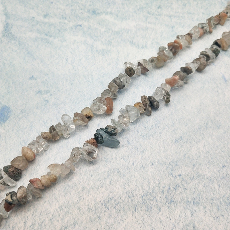 Natural Crystal Agate Gravel Bracelet DIY