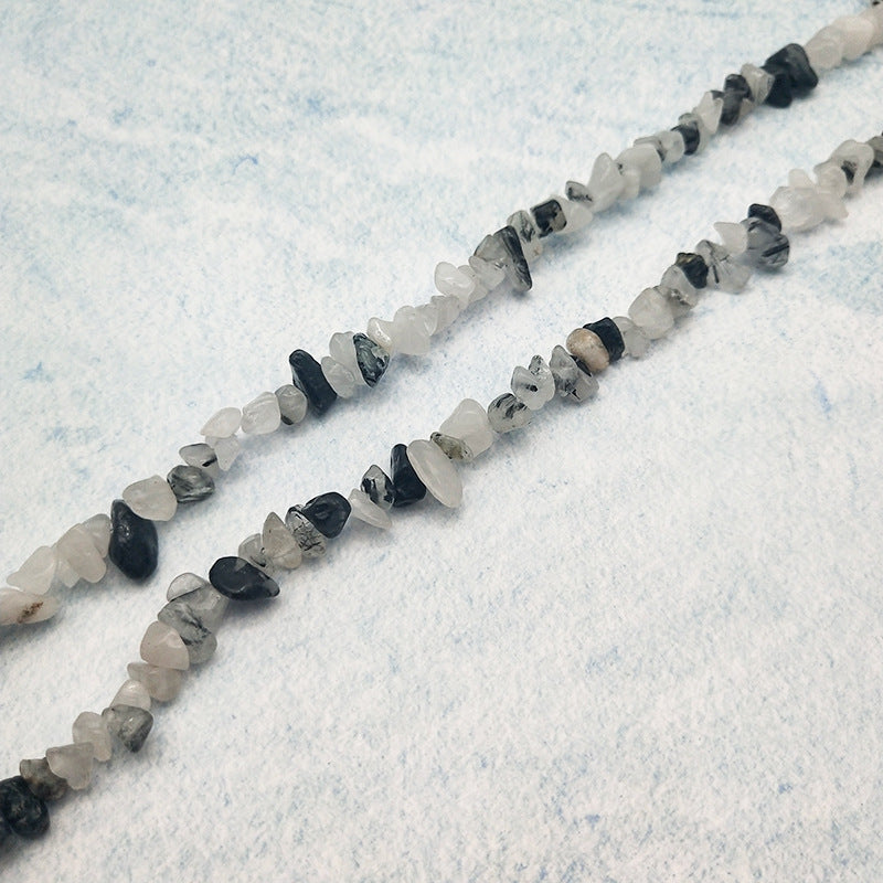 Natural Crystal Agate Gravel Bracelet DIY
