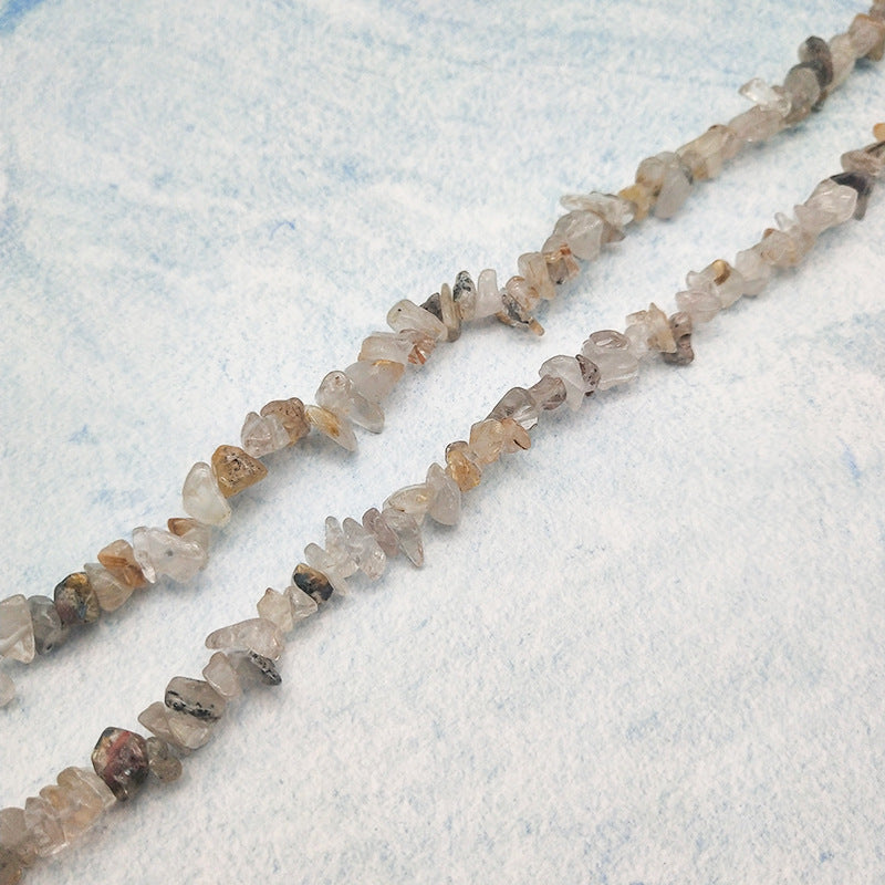 Natural Crystal Agate Gravel Bracelet DIY