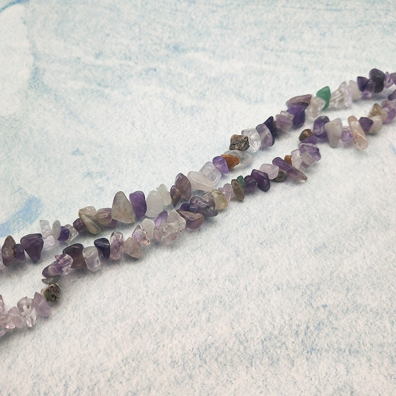 Natural Crystal Agate Gravel Bracelet DIY
