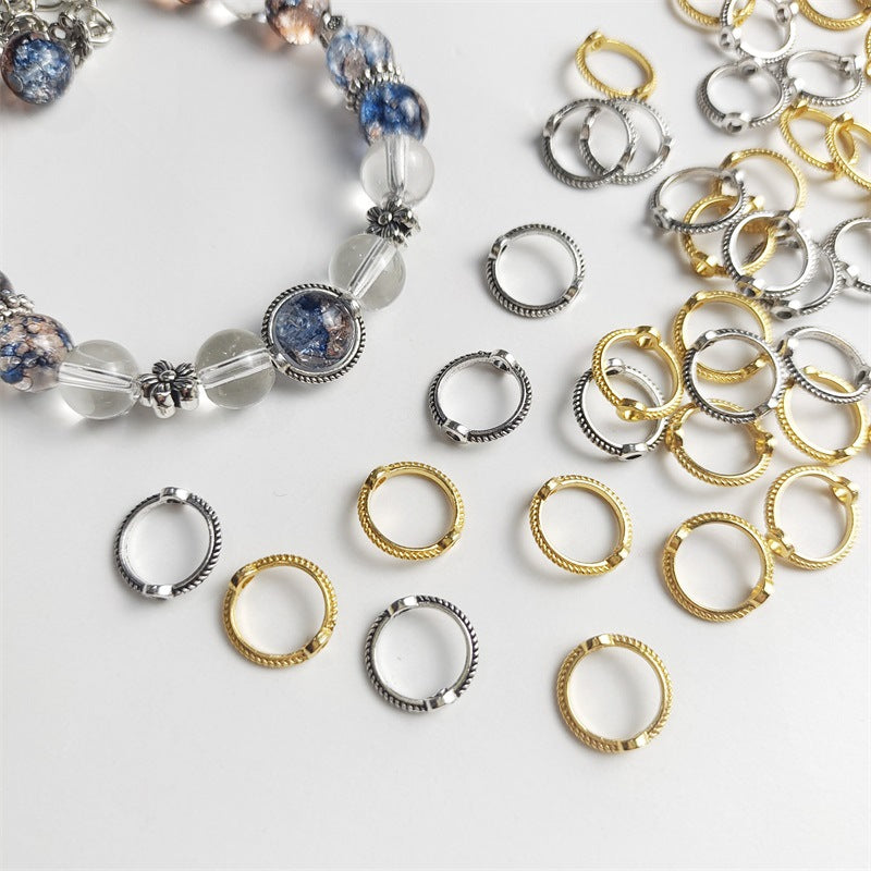 10mm Cracked Glass Beads