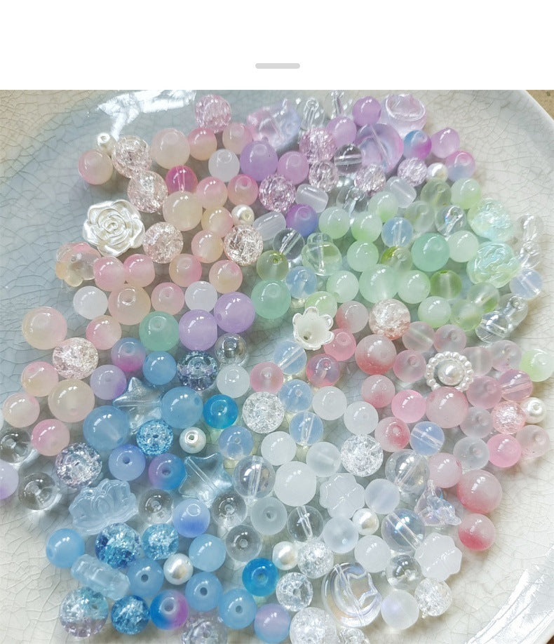 Baroque Style Mix Glass Beads